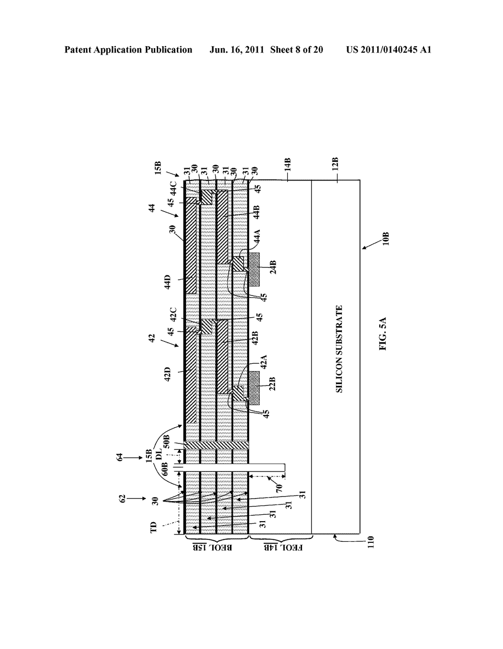 STRUCTURE FOR INHIBITING BACK END OF LINE DAMAGE FROM DICING AND CHIP     PACKAGING INTERACTION FAILURES - diagram, schematic, and image 09