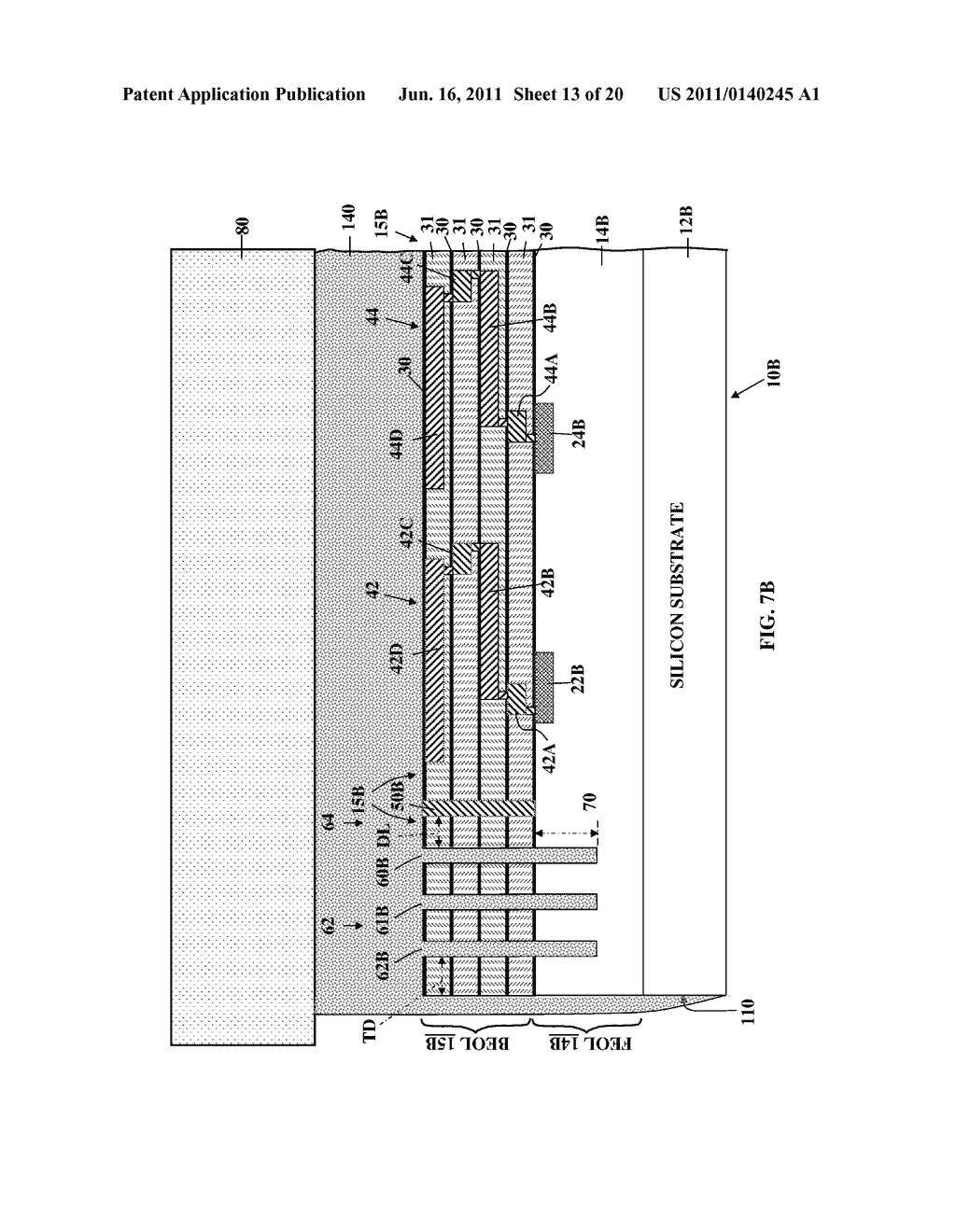 STRUCTURE FOR INHIBITING BACK END OF LINE DAMAGE FROM DICING AND CHIP     PACKAGING INTERACTION FAILURES - diagram, schematic, and image 14