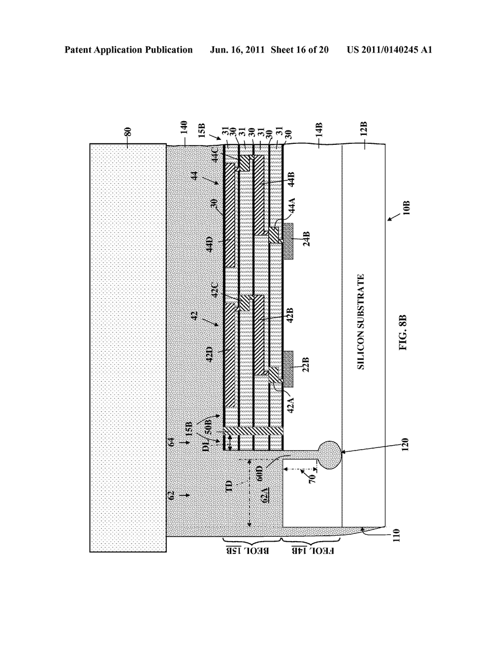 STRUCTURE FOR INHIBITING BACK END OF LINE DAMAGE FROM DICING AND CHIP     PACKAGING INTERACTION FAILURES - diagram, schematic, and image 17