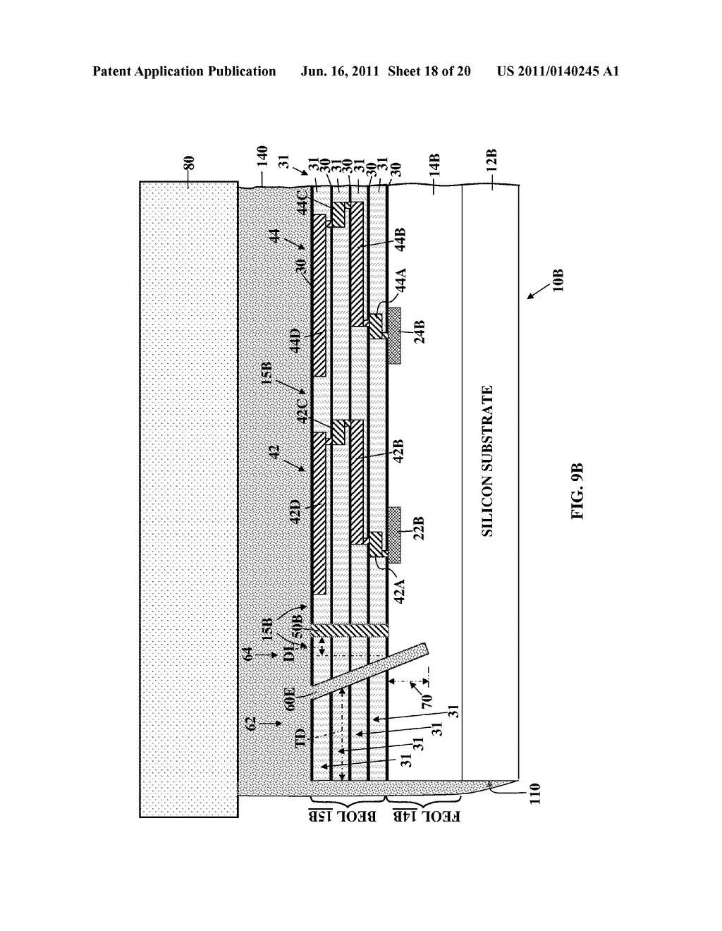 STRUCTURE FOR INHIBITING BACK END OF LINE DAMAGE FROM DICING AND CHIP     PACKAGING INTERACTION FAILURES - diagram, schematic, and image 19