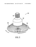 LAMP DEVICE OF HIGH HEAT DISSIPATION EFFICIENCY diagram and image