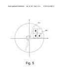 POSITIONING DEVICE AND METHOD FOR DETECTING A LASER BEAM diagram and image