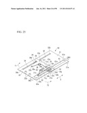 SLIDE MECHANISM AND PORTABLE COMMUNICATION TERMINAL PROVIDED WITH SAME,     AND SLIDE MOVEMENT METHOD diagram and image