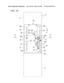 SLIDE MECHANISM AND PORTABLE COMMUNICATION TERMINAL PROVIDED WITH SAME,     AND SLIDE MOVEMENT METHOD diagram and image