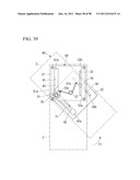 SLIDE MECHANISM AND PORTABLE COMMUNICATION TERMINAL PROVIDED WITH SAME,     AND SLIDE MOVEMENT METHOD diagram and image