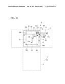 SLIDE MECHANISM AND PORTABLE COMMUNICATION TERMINAL PROVIDED WITH SAME,     AND SLIDE MOVEMENT METHOD diagram and image