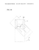 SLIDE MECHANISM AND PORTABLE COMMUNICATION TERMINAL PROVIDED WITH SAME,     AND SLIDE MOVEMENT METHOD diagram and image