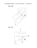 SLIDE MECHANISM AND PORTABLE COMMUNICATION TERMINAL PROVIDED WITH SAME,     AND SLIDE MOVEMENT METHOD diagram and image