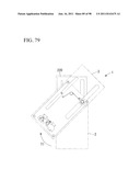 SLIDE MECHANISM AND PORTABLE COMMUNICATION TERMINAL PROVIDED WITH SAME,     AND SLIDE MOVEMENT METHOD diagram and image