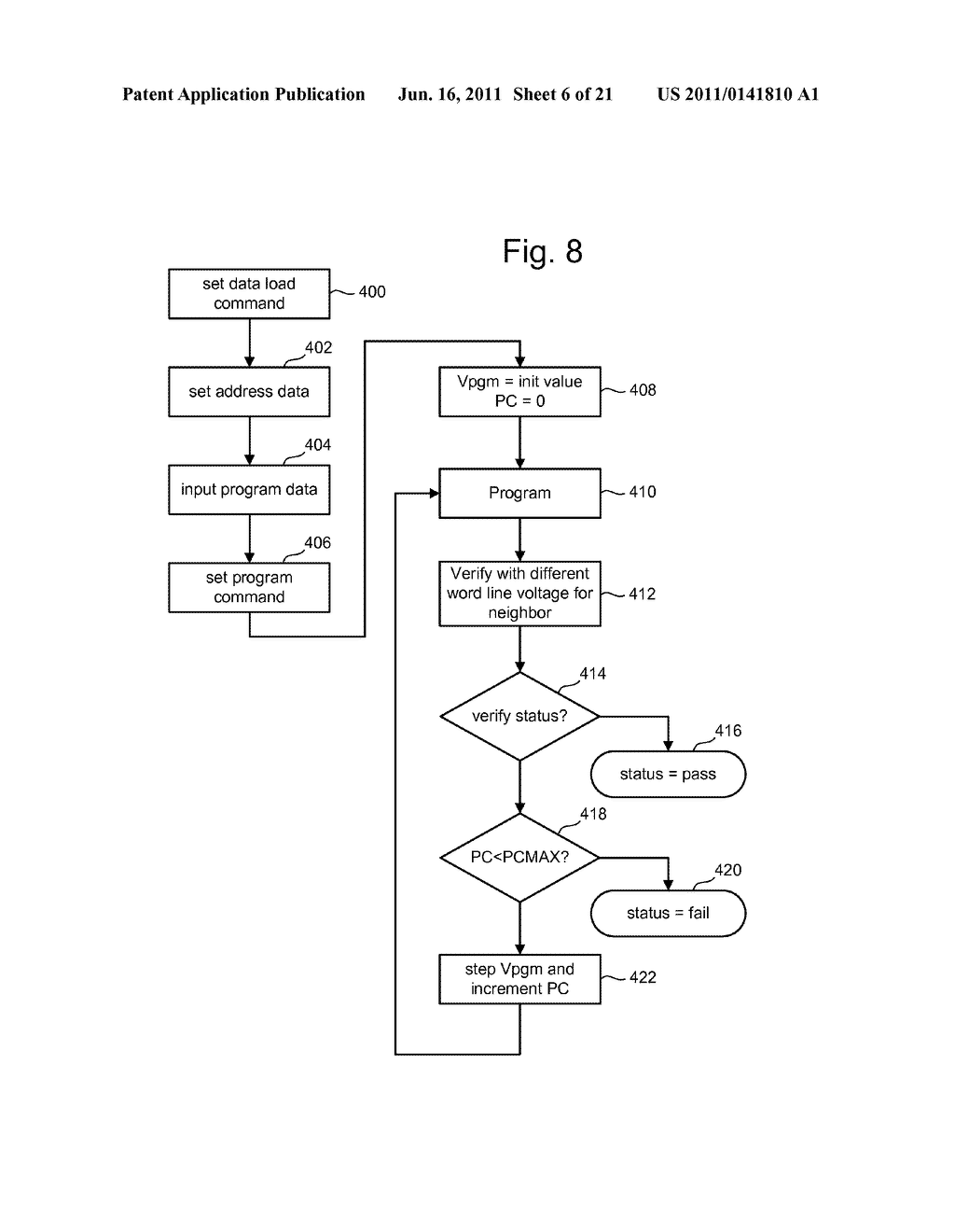 READ OPERATION FOR NON-VOLATILE STORAGE WITH COMPENSATION FOR COUPLING - diagram, schematic, and image 07