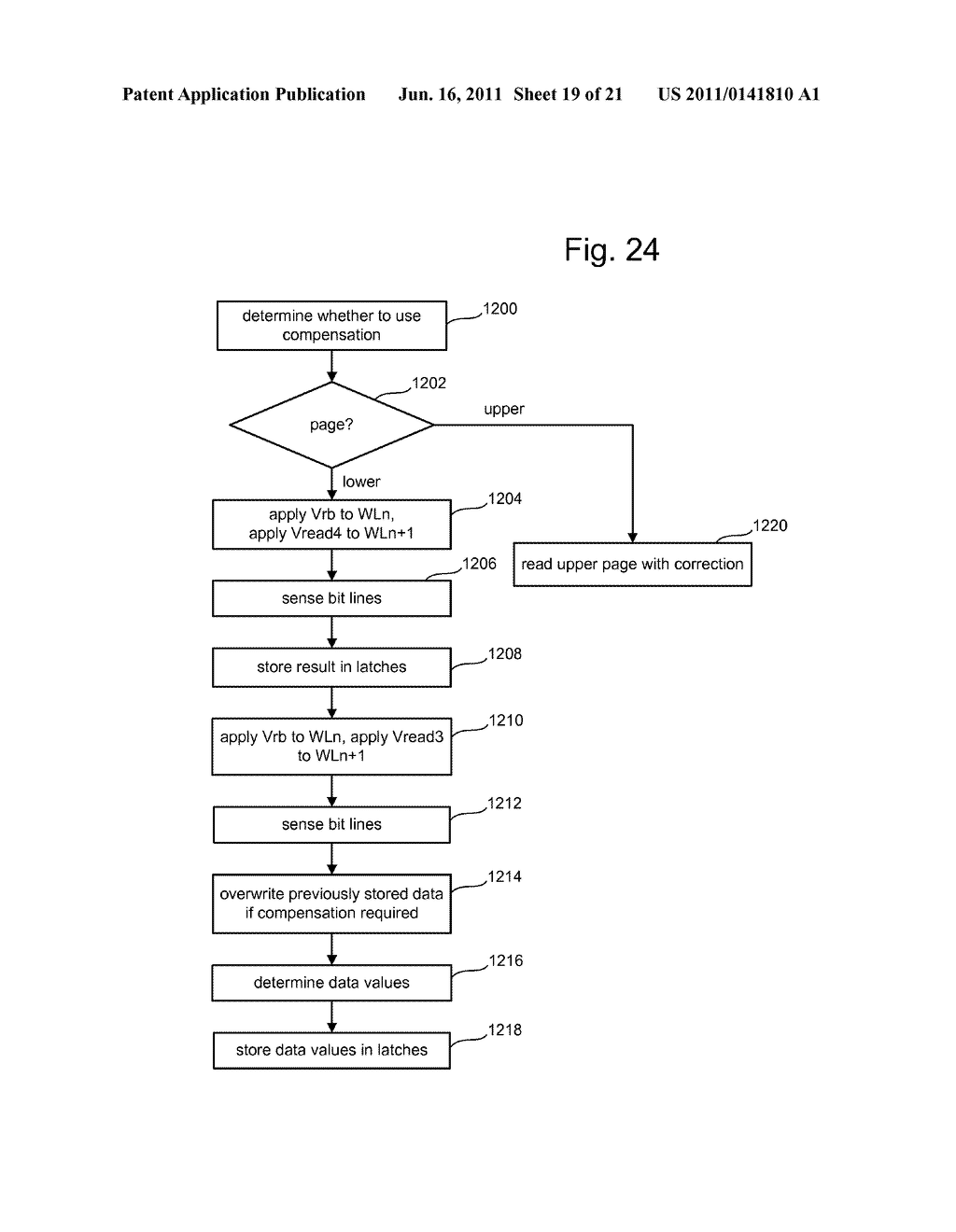 READ OPERATION FOR NON-VOLATILE STORAGE WITH COMPENSATION FOR COUPLING - diagram, schematic, and image 20