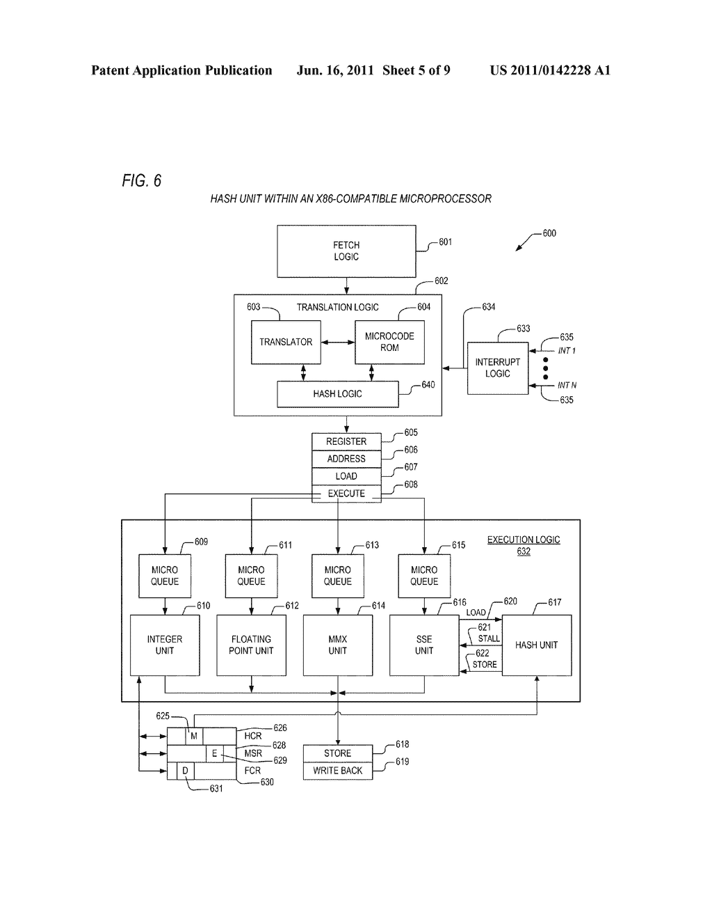 APPARATUS AND METHOD FOR EMPLOYING CONFIGURABLE HASH ALGORITHMS - diagram, schematic, and image 06