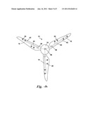 WIND TURBINE BLADES WITH CONTROLLABLE AERODYNAMIC VORTEX ELEMENTS diagram and image