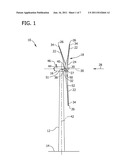 VORTEX GENERATOR ASSEMBLY FOR USE WITH A WIND TURBINE ROTOR BLADE AND     METHOD FOR ASSEMBLING A WIND TURBINE ROTOR BLADE diagram and image