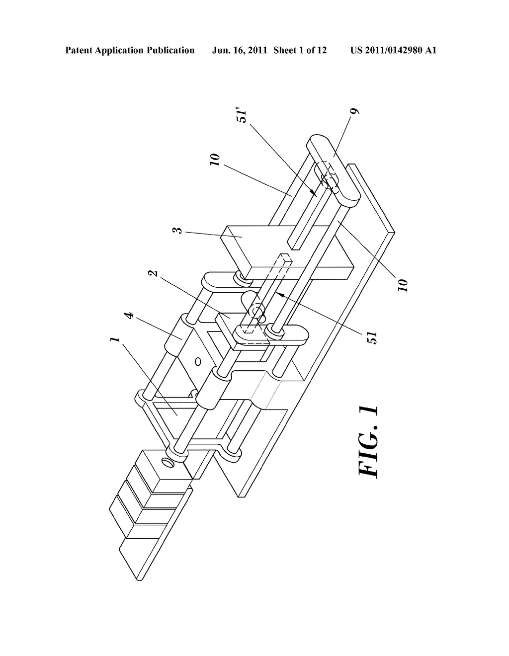 DRIVE DEVICE FOR DRIVING A CLOSING PLATE IN A VERTICAL MOULD CASTING     MACHINE AND MACHINE COMPRISING SAID DEVICE - diagram, schematic, and image 02