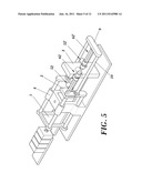 DRIVE DEVICE FOR DRIVING A CLOSING PLATE IN A VERTICAL MOULD CASTING     MACHINE AND MACHINE COMPRISING SAID DEVICE diagram and image