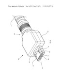 RELEASABLY ENGAGING HIGH DEFINITION MULTIMEDIA INTERFACE PLUG diagram and image