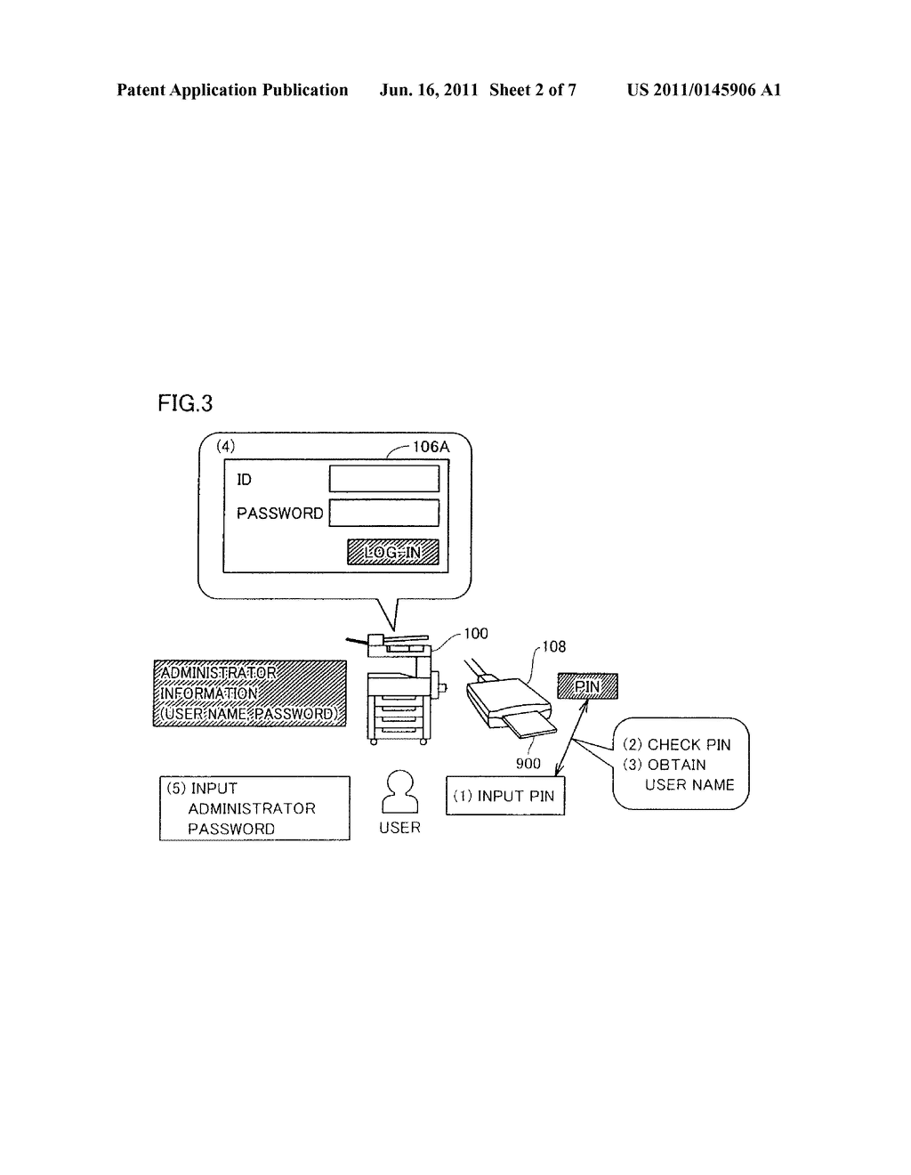 INFORMATION PROCESSING APPARATUS CAPABLE OF OPERATING IN ADMINISTRATOR     MODE, CONTROL METHOD THEREOF AND RECORDING MEDIUM - diagram, schematic, and image 03