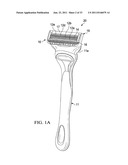 Razor Cartridge With Non-Cutting Element diagram and image