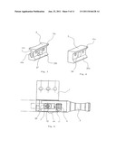 CLAMPING SYSTEM FOR MOUNTING OPTICAL DEVICES ONTO A PICATINNY-RAIL diagram and image