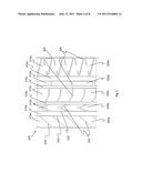 TIRE TREAD HAVING BALANCED STIFFNESS diagram and image