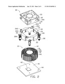 FIXING FRAME AND HEAT DISSIPATION DEVICE USING THE SAME diagram and image