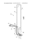 COUNTER DISPLAY FOR SECURELY DISPLAYING MERCHANDISE diagram and image