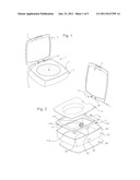 CASE FOR COSMETIC OR BODY HYGIENE PRODUCT HAVING A RETRACTABLE HINGE diagram and image