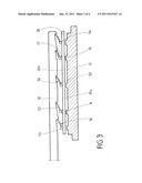 DEVICE FOR FIXING CONDUCTOR TRACKS ON A SOLAR CELL diagram and image