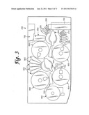 SYSTEM FOR CONTINUOUS MODE PROCESSING OF THE CONTENTS OF MULTIPLE REACTION     RECEPTACLES IN A REAL-TIME AMPLIFICATION ASSAY diagram and image