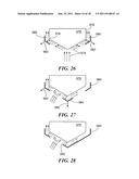 Vehicle with structural vent channels for blast energy and debris     dissipation diagram and image