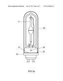 High-pressure discharge lamp diagram and image