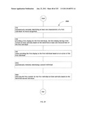 Identifying a characteristic of an individual utilizing facial recognition     and providing a display for the individual diagram and image