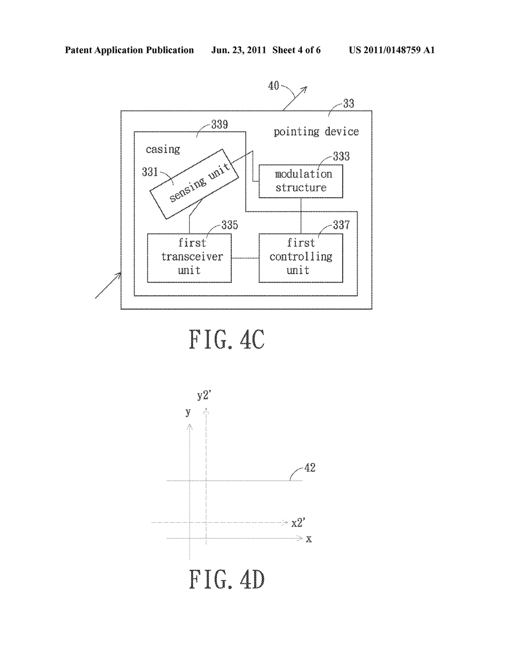 POINTING DEVICE WITH TILT-ADJUSTING FUNCTION AND ASSOCIATED CONTROLLING     METHOD - diagram, schematic, and image 05