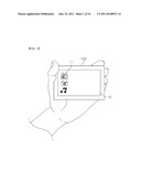 HAND-HELD ELECTRONIC DEVICE CAPABLE OF CONTROL BY REFLECTING GRIP OF USER     AND CONTROL METHOD THEREOF diagram and image