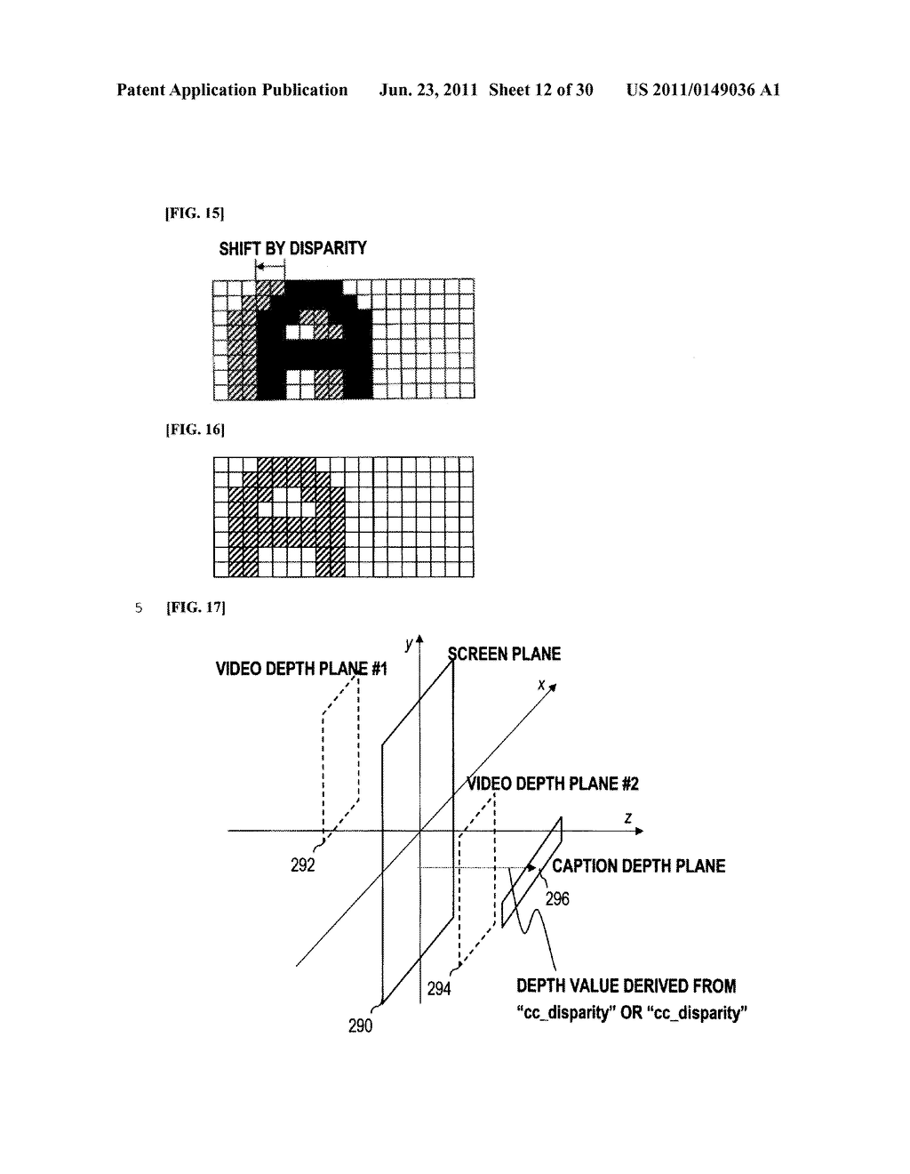 METHOD FOR DISPLAYING 3D CAPTION AND 3D DISPLAY APPARATUS FOR IMPLEMENTING     THE SAME - diagram, schematic, and image 13