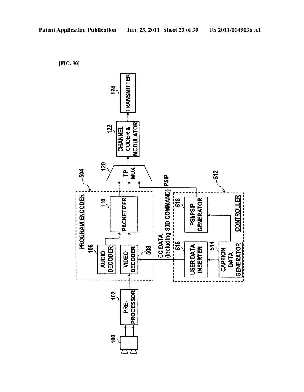METHOD FOR DISPLAYING 3D CAPTION AND 3D DISPLAY APPARATUS FOR IMPLEMENTING     THE SAME - diagram, schematic, and image 24