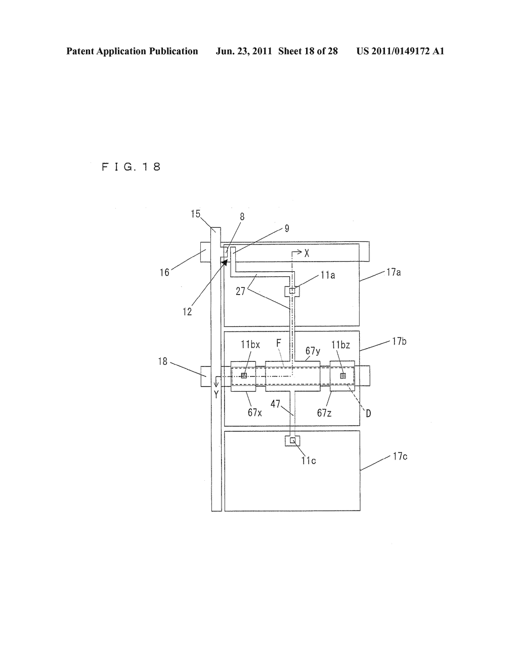 ACTIVE MATRIX SUBSTRATE, LIQUID CRYSTAL PANEL, LIQUID CRYSTAL DISPLAY     UNIT, LIQUID CRYSTAL DISPLAY DEVICE, TELEVISION RECEIVER, AND ACTIVE     MATRIX SUBSTRATE MANUFACTURING METHOD - diagram, schematic, and image 19