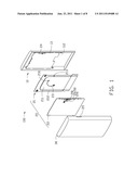 SLIDE MECHANISM FOR SLIDE-TYPE PORTABLE ELECTRONIC DEVICE diagram and image