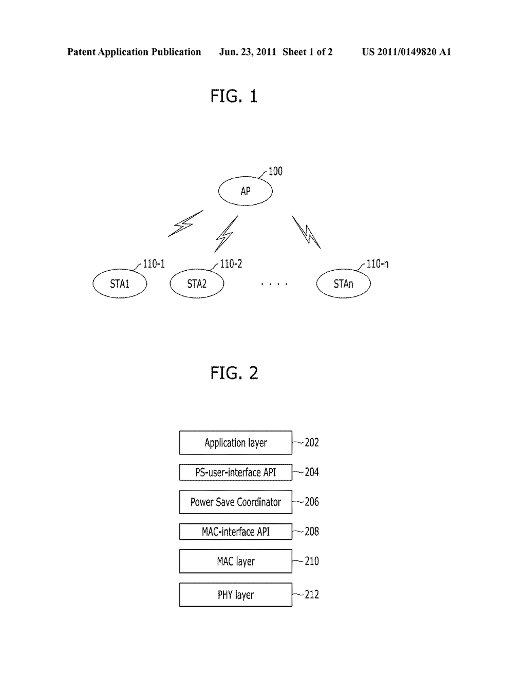 ADAPTIVE POWER-SAVING/POWER-SAVING SUPPORT METHOD IN WIRELESS     COMMUNICATION SYSTEM AND APPARATUS USING THE SAME - diagram, schematic, and image 02