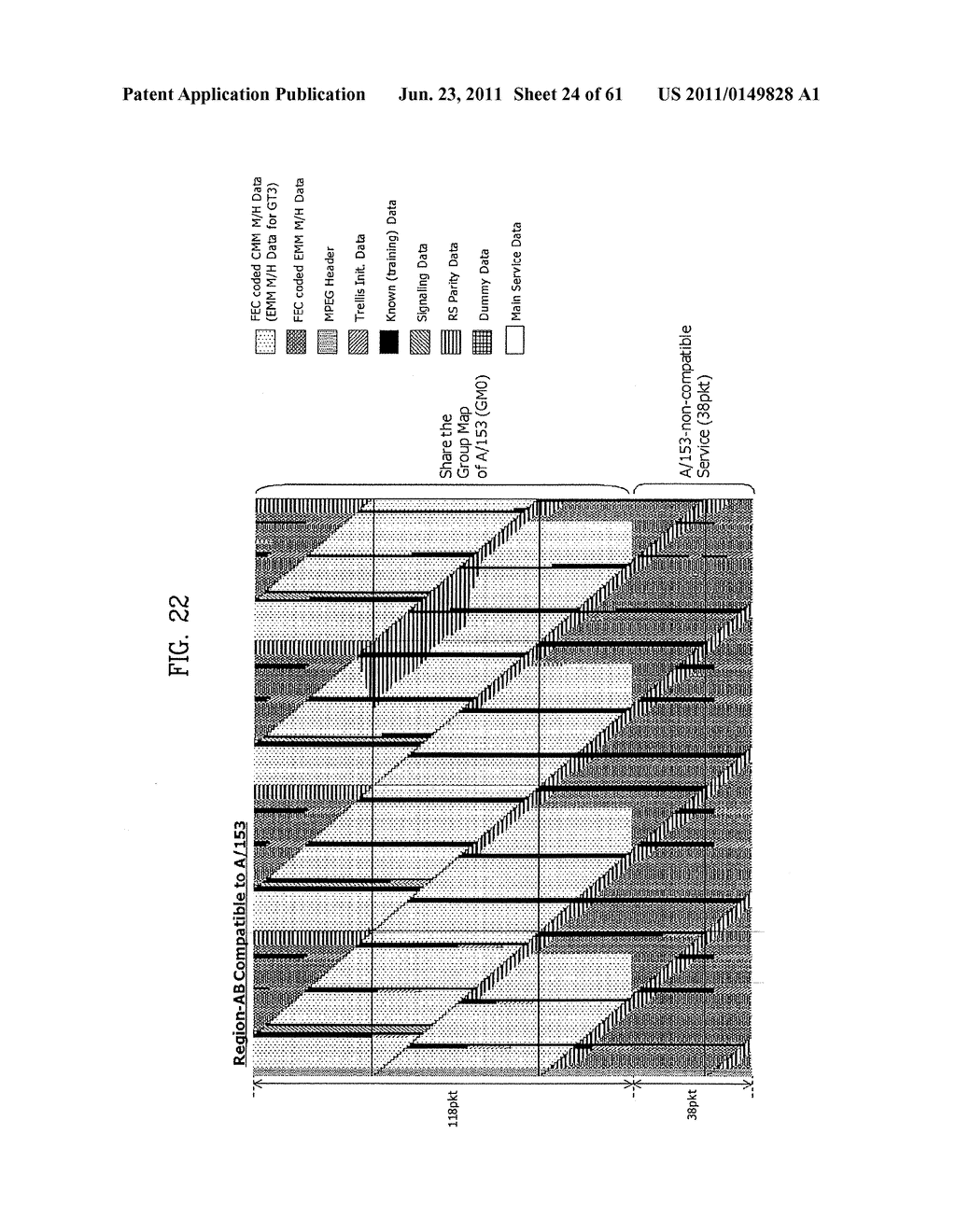 DIGITAL BROADCASTING SYSTEM AND METHOD FOR TRANSMITTING AND RECEIVING     DIGITAL BROADCAST SIGNAL - diagram, schematic, and image 25