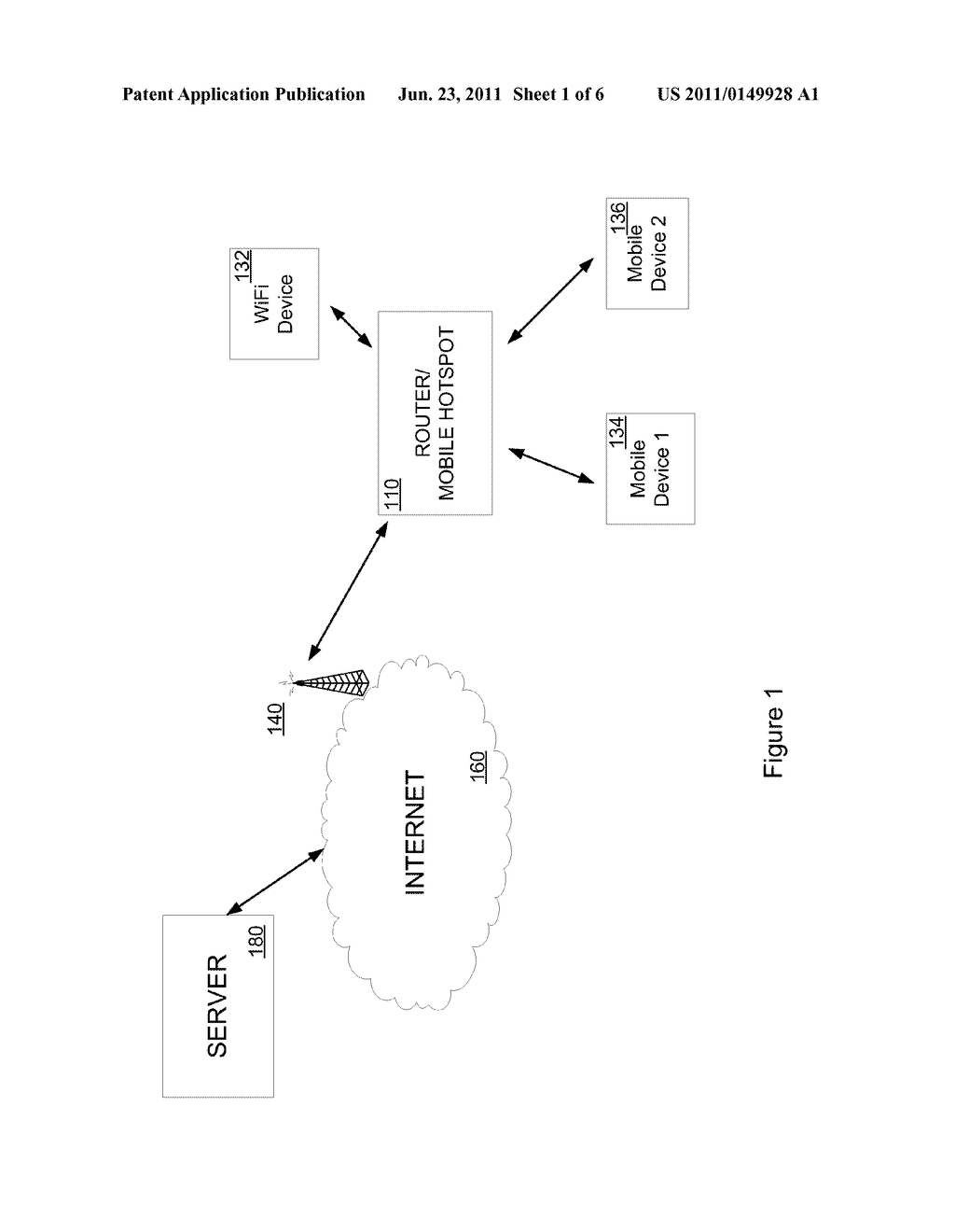 SYSTEM, METHOD AND DEVICE FOR SWITCHING BETWEEN WWAN AND WLAN IN A MOBILE     WIRELESS HOTSPOT DEVICE - diagram, schematic, and image 02