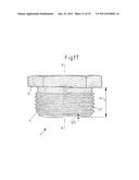 METHOD FOR PRODUCING A MOULDED PART WITH AN ANNULAR CROSS-SECTION AND     MOULDED PART PRODUCED ACCORDING TO A METHOD OF THIS TYPE diagram and image