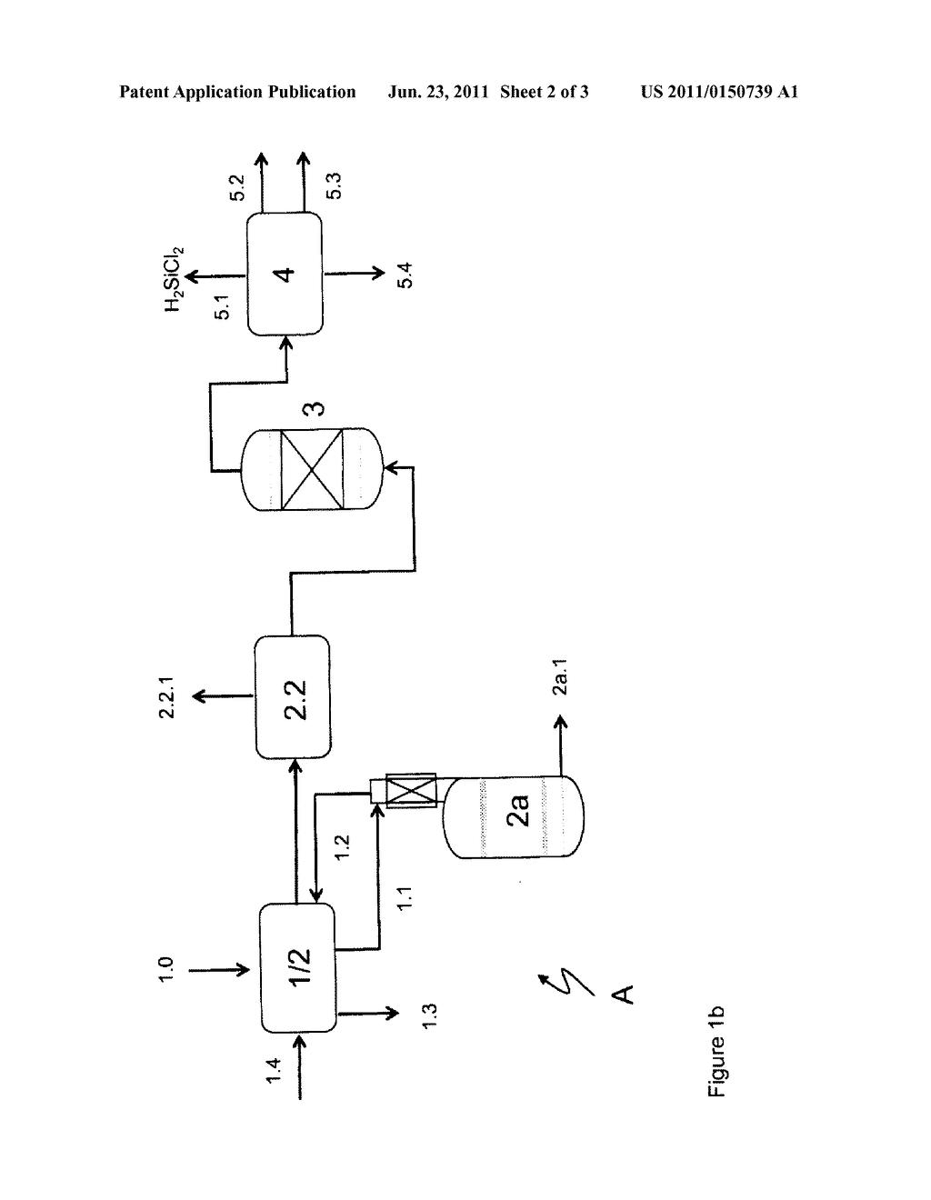 METHOD FOR REMOVING BORON-CONTAINING IMPURITIES FROM HALOGEN SILANES AND     APPARATUS FOR PERFORMING SAID METHOD - diagram, schematic, and image 03