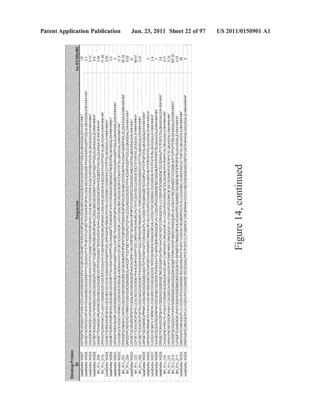 BINDING PROTEINS THAT BIND TO HUMAN FGFR1C, HUMAN BETA-KLOTHO AND BOTH     HUMAN FGFR1C AND HUMAN BETA-KLOTHO - diagram, schematic, and image 23