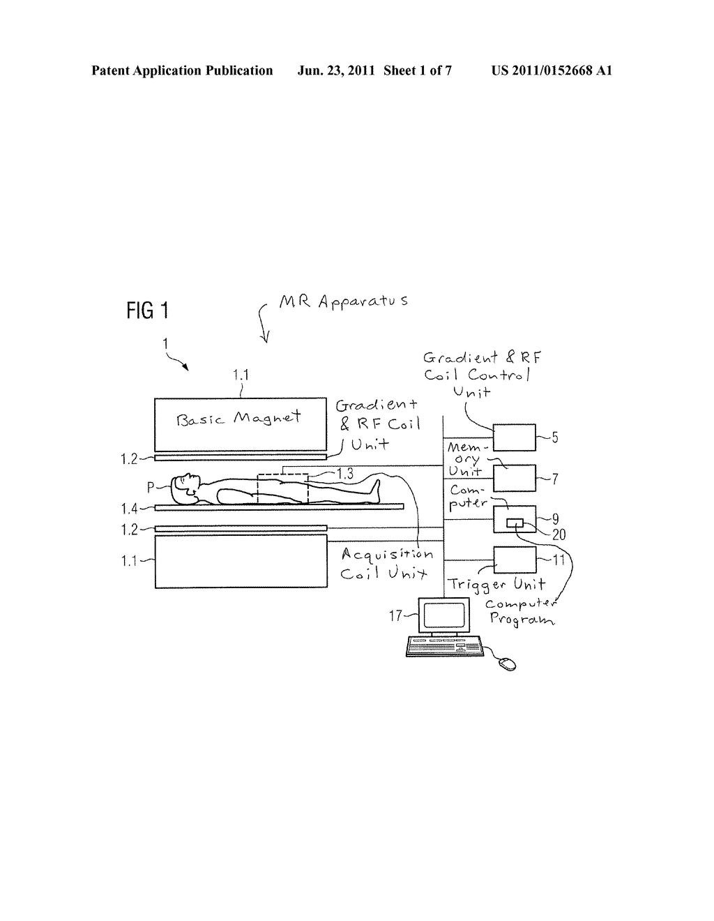 METHOD TO DETECT A BREATHING MOVEMENT OF AN EXAMINATION SUBJECT     CORRESPONDING TO SIGNAL DATA BY MAGNETIC RESONANCE - diagram, schematic, and image 02