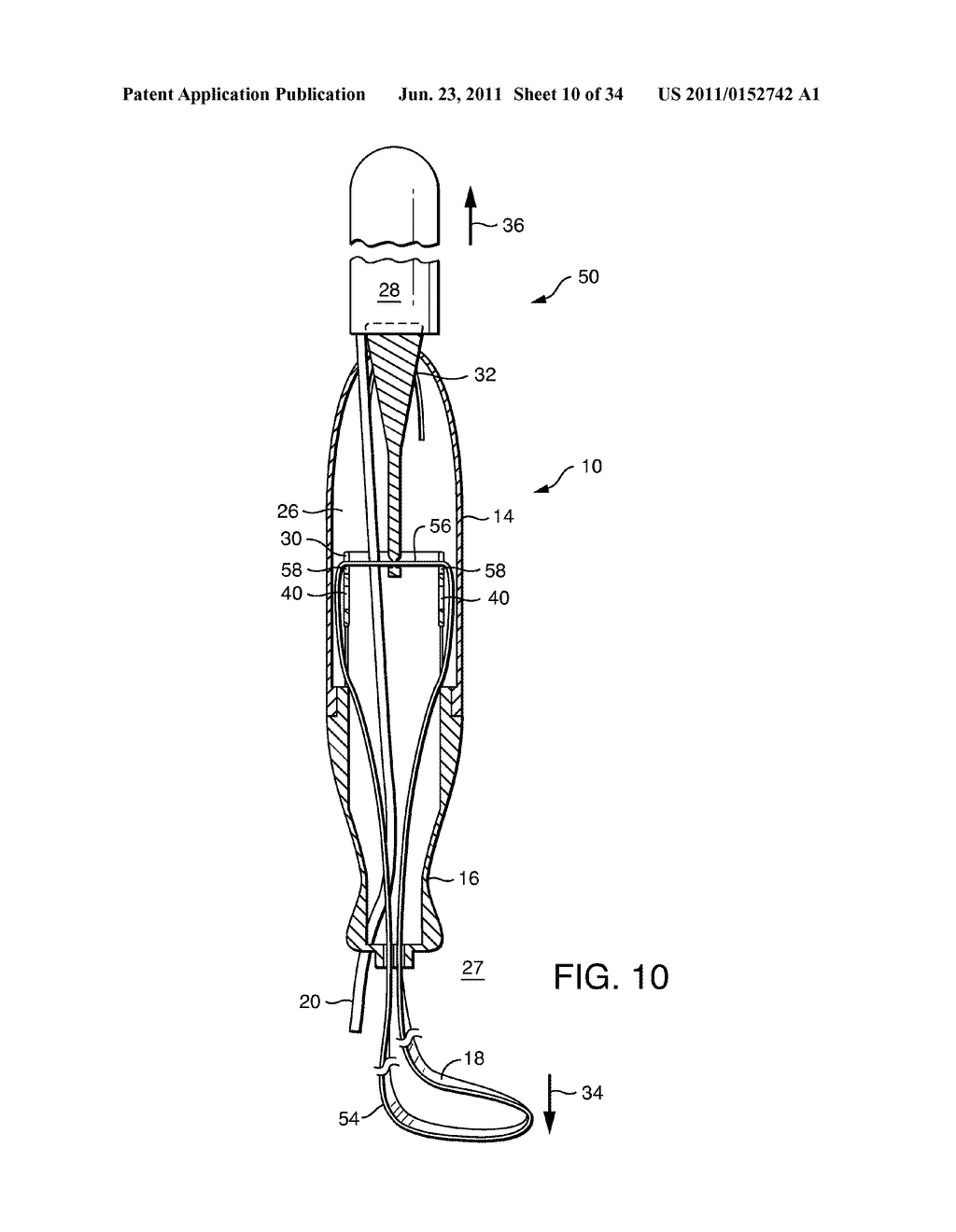 Pull-Activated Tampon Applicator - diagram, schematic, and image 11