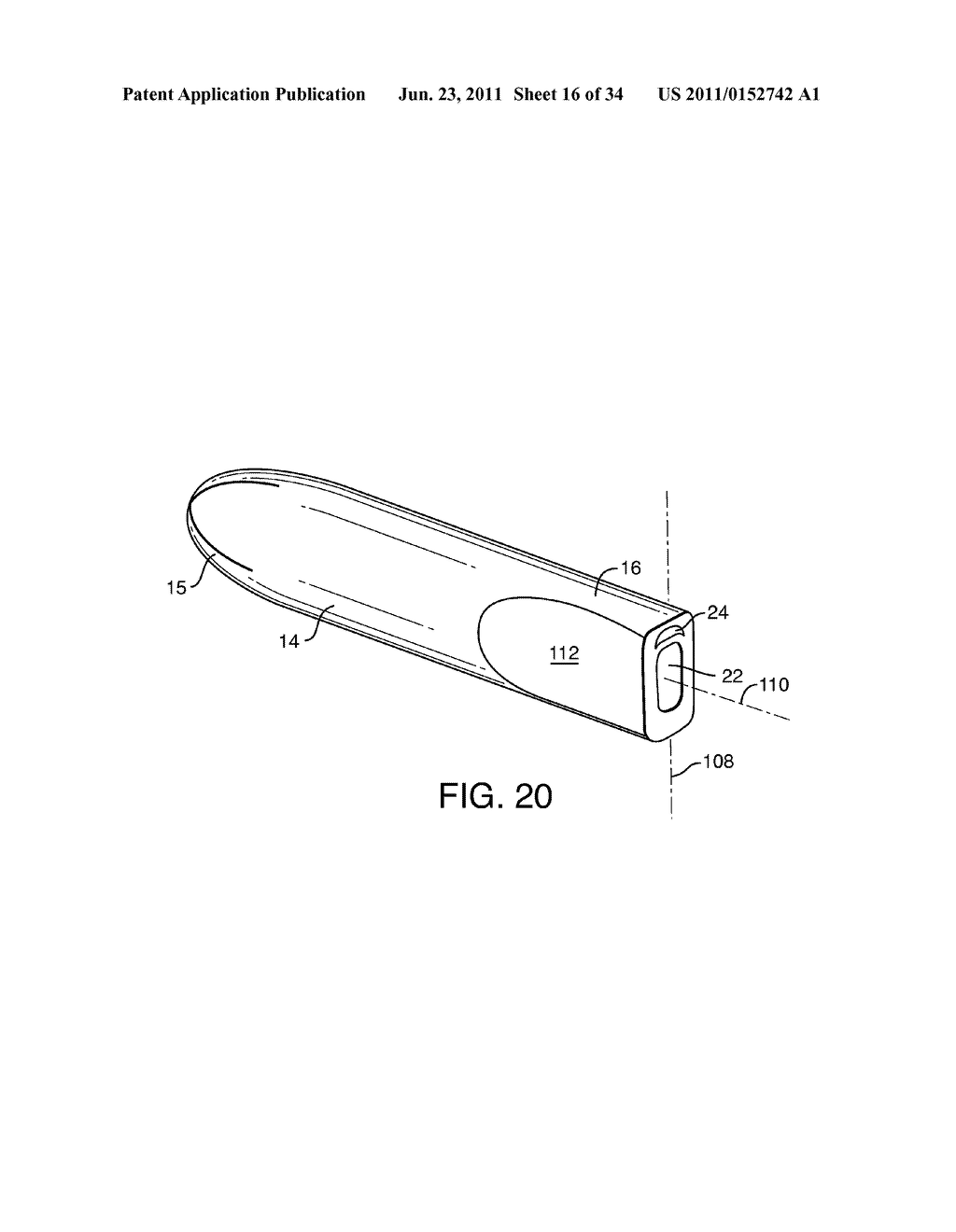 Pull-Activated Tampon Applicator - diagram, schematic, and image 17