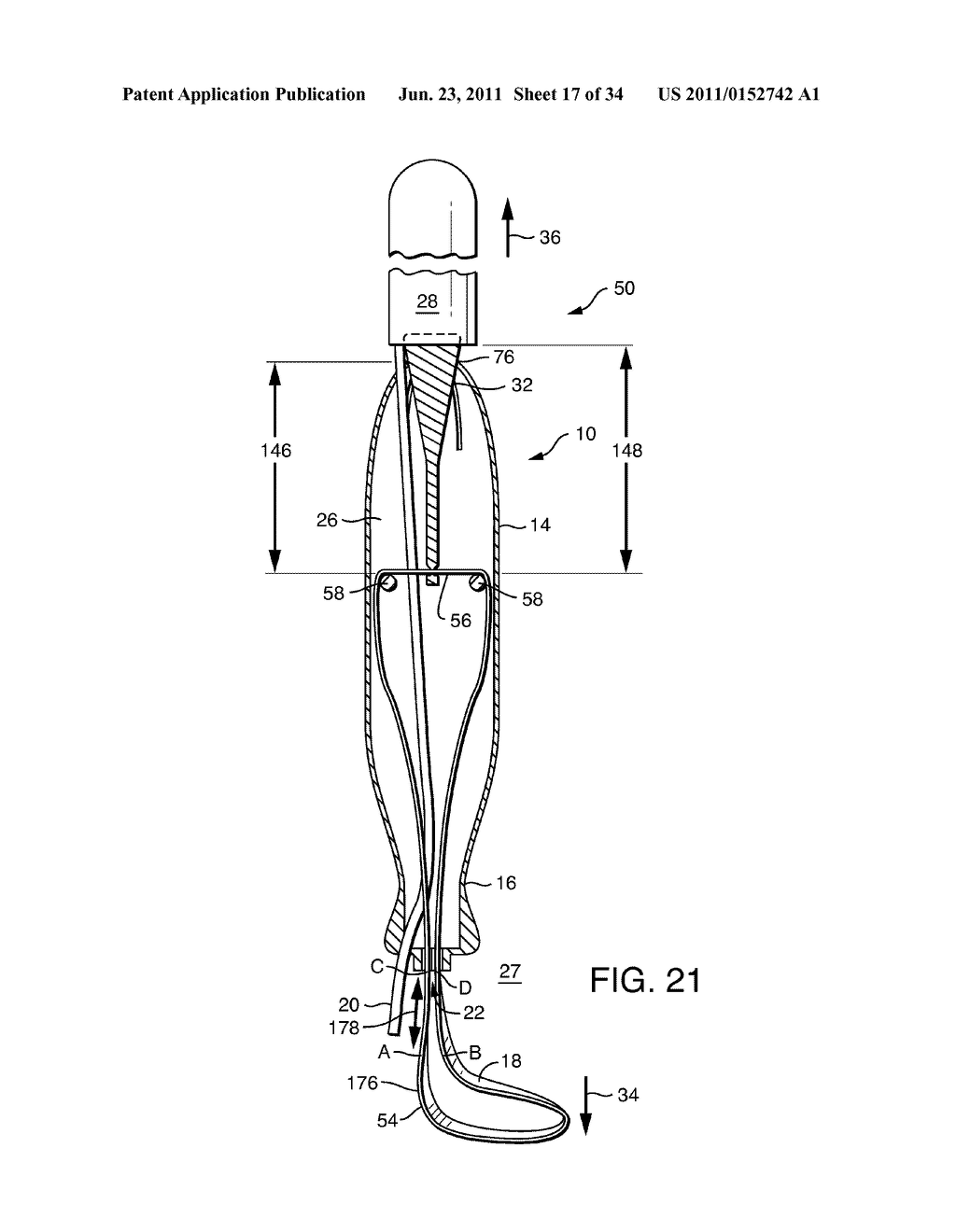 Pull-Activated Tampon Applicator - diagram, schematic, and image 18