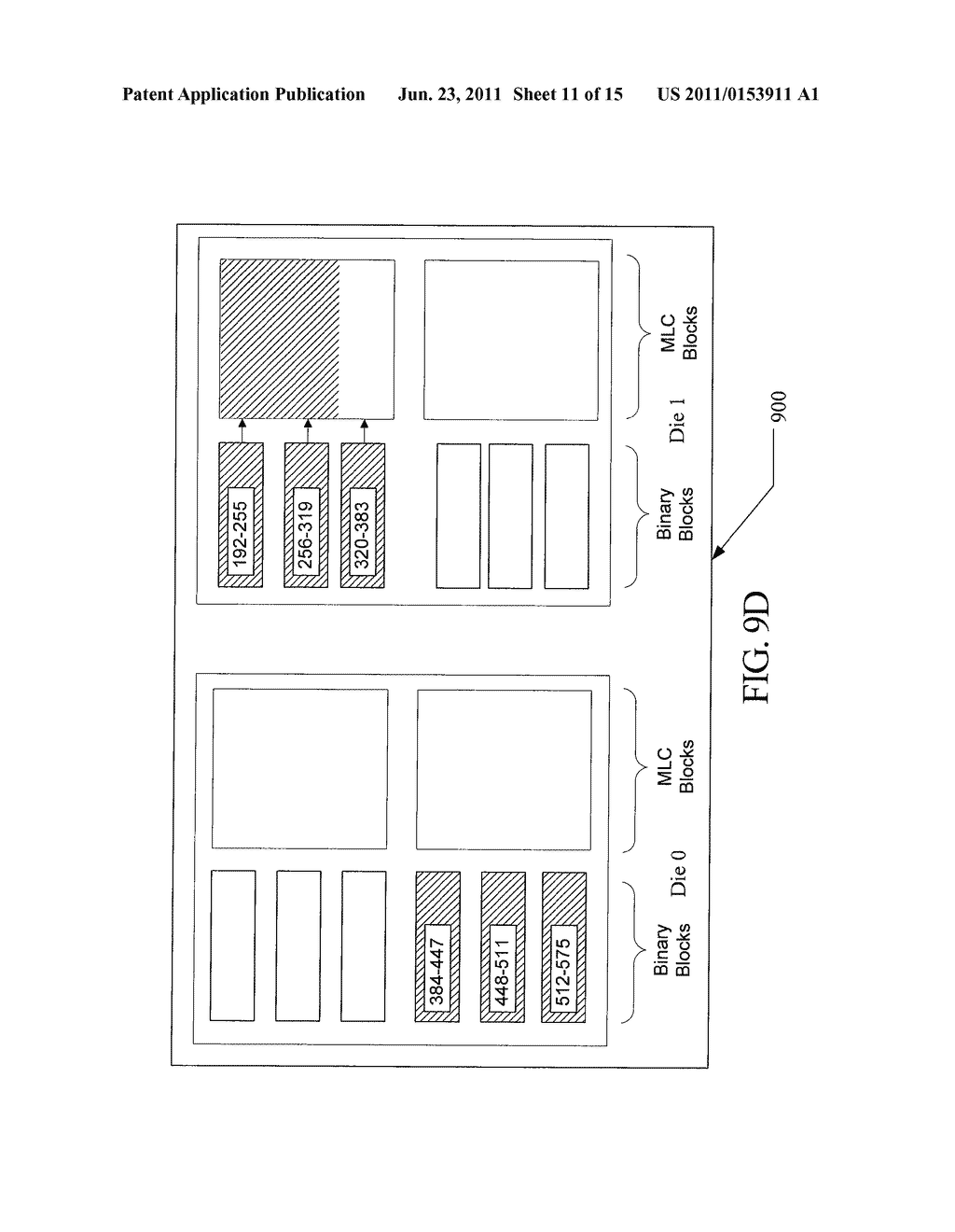 METHOD AND SYSTEM FOR ACHIEVING DIE PARALLELISM THROUGH BLOCK INTERLEAVING - diagram, schematic, and image 12